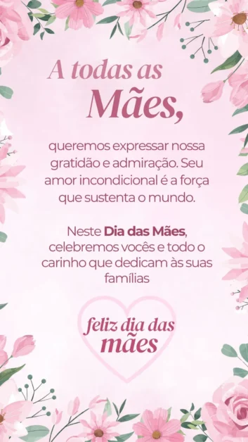 Stories dia das mães